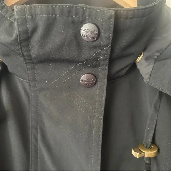 Vintage L.L. Bean Black Raincoat - Picture 6 of 9